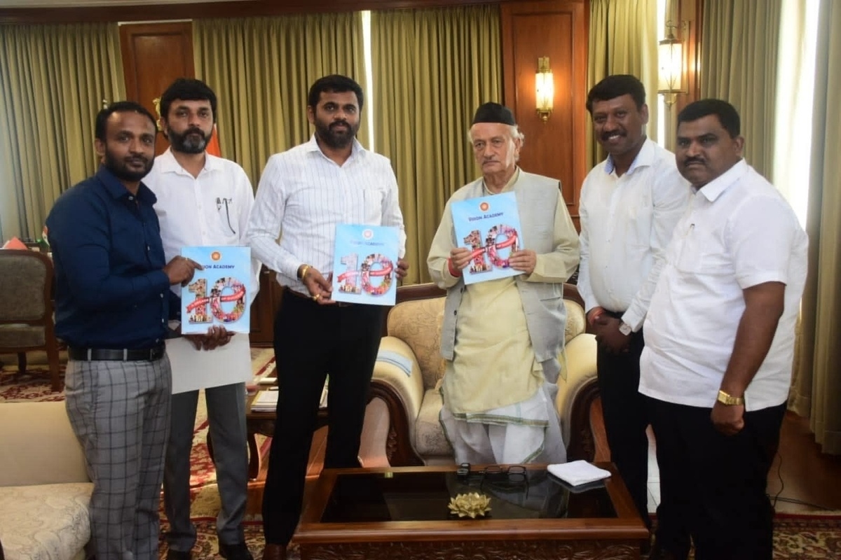 Formal release of an educational publication associated with Vision Academy English Medium School
